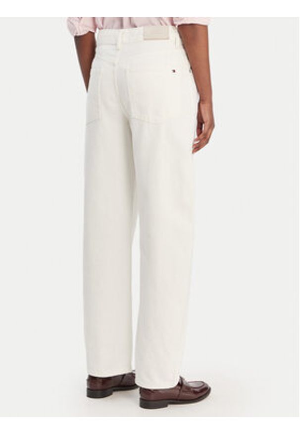 TOMMY HILFIGER - Tommy Hilfiger Jeansy WW0WW49500 Écru Barrel Fit