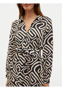 Vero Moda Sukienka koszulowa Vigdis 10323267 Czarny Regular Fit. Kolor: czarny. Materiał: wiskoza. Typ sukienki: koszulowe #4