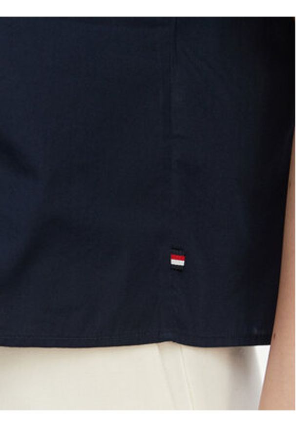 TOMMY HILFIGER - Tommy Hilfiger Koszula WW0WW48899 Granatowy Relaxed Fit. Kolor: niebieski. Materiał: bawełna