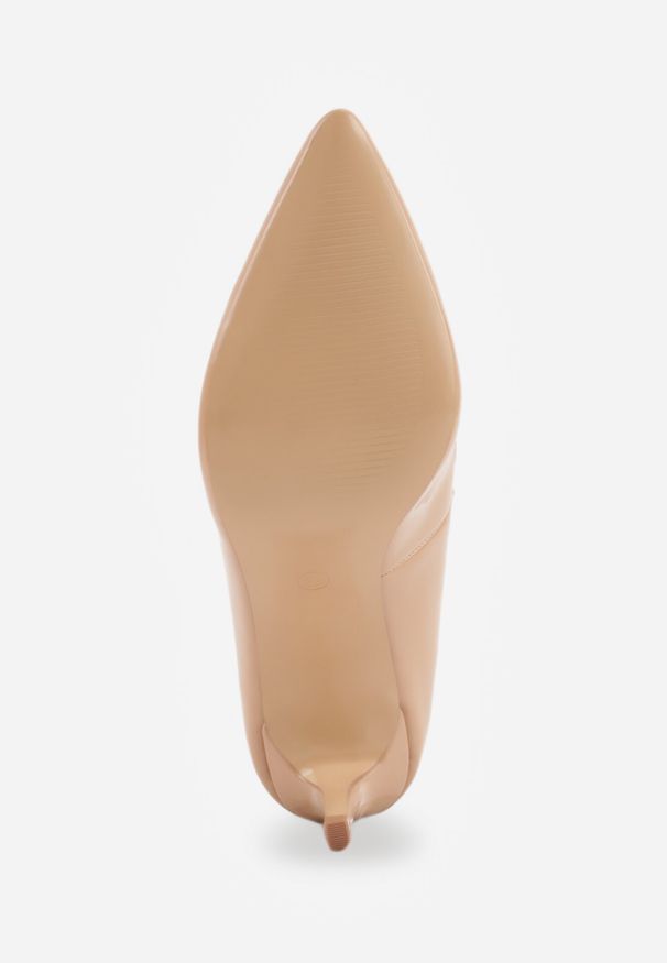 Born2be - Ciemnobeżowe Czółenka na Szpilce w Eleganckim Stylu ze Skórzaną Wkładką Lerichella. Okazja: do pracy. Kolor: beżowy. Materiał: skóra. Obcas: na szpilce. Styl: elegancki
