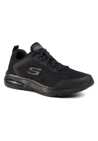 skechers - Skechers Sneakersy Pelland 52559/BBK Czarny. Kolor: czarny. Materiał: materiał #1