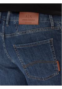 Armani Exchange Szorty jeansowe XM000073 AF13089 MB002 Granatowy Slim Fit. Kolor: niebieski. Materiał: bawełna