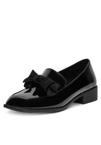 DeeZee Loafersy SQ873-1-BLACK PAT Czarny. Kolor: czarny. Materiał: materiał #2