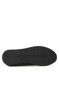 Calvin Klein Jeans Sneakersy Runner Sock Laceup Ny-Lth YM0YM00553 Czarny. Kolor: czarny. Materiał: materiał