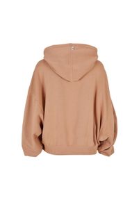 Urban Classics - Damska Bluza Z Frotte Organic Oversized Hoodie. Kolor: pomarańczowy, wielokolorowy, żółty