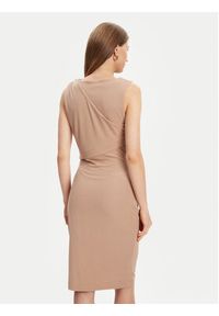 Guess Sukienka codzienna W5YK27 KAQL2 Brązowy Regular Fit. Okazja: na co dzień. Kolor: brązowy. Typ sukienki: proste. Styl: casual #3
