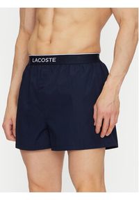 Lacoste Komplet 3 par bokserek 7H1283 Granatowy. Kolor: niebieski. Materiał: bawełna #8