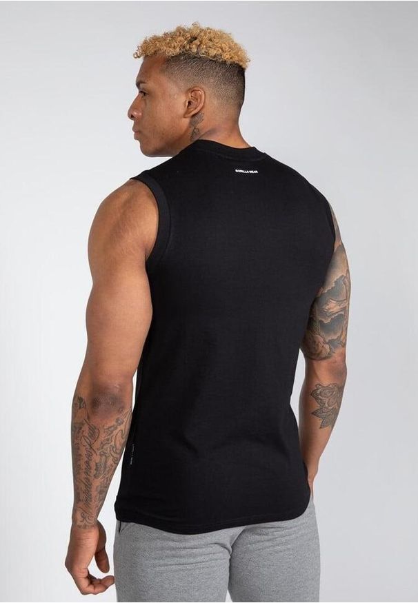 GORILLA WEAR - Sorrento Sleeveless Koszulka - Czarny. Kolor: czarny