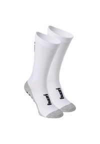 Huari - Męskie Skarpety Piłkarskie Sylon. Kolor: biały, niebieski, wielokolorowy. Sport: piłka nożna #1