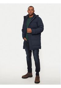 Hechter Paris Płaszcz zimowy 45017 142205 Granatowy Regular Fit. Kolor: niebieski. Materiał: syntetyk. Sezon: zima #5