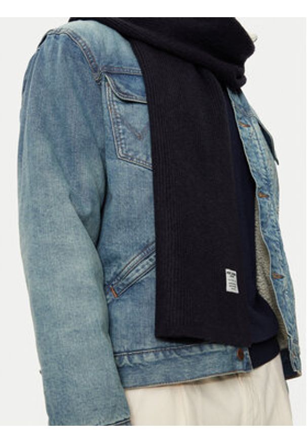Pepe Jeans Szalik PM060138 Granatowy. Kolor: niebieski. Materiał: materiał, akryl