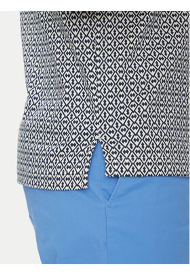 TOMMY HILFIGER - Tommy Hilfiger Polo Interlock MW0MW39234 Granatowy Regular Fit. Typ kołnierza: polo. Kolor: niebieski. Materiał: bawełna