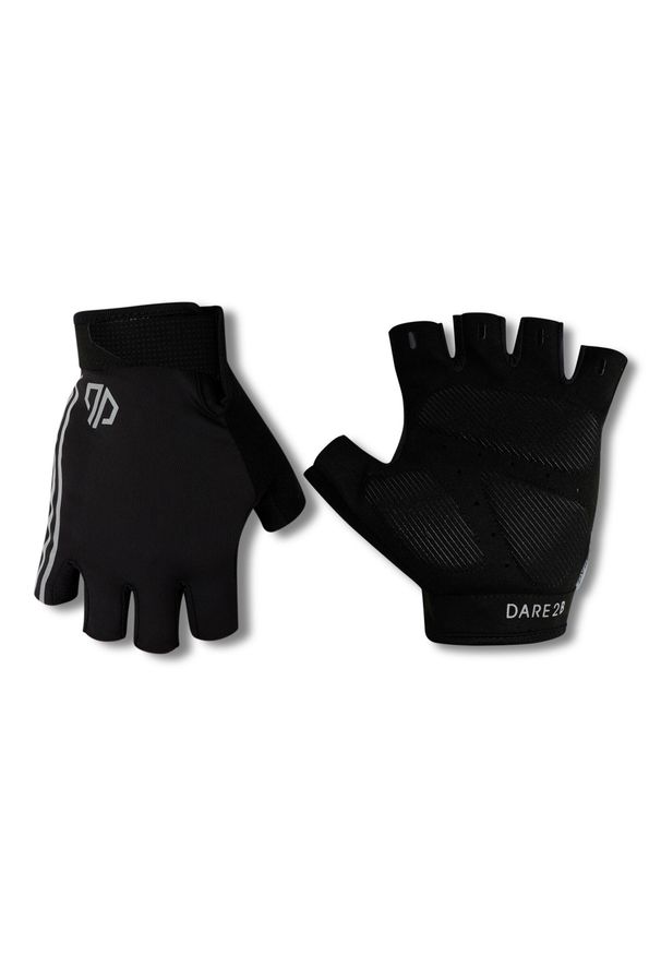 DARE 2B - Rękawiczki rowerowe męskie. Kolor: czarny. Materiał: poliester, elastan. Sport: turystyka piesza, kolarstwo