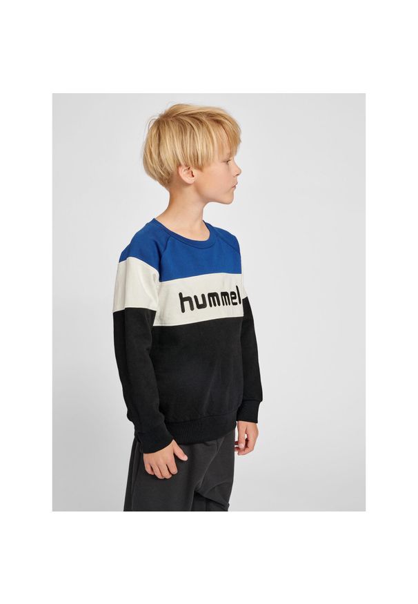 Bluza dziecięca Hummel Claes. Kolor: niebieski. Materiał: materiał
