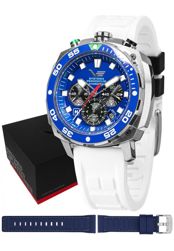 Zegarek męski Vostok Europe VK67-650A720SW czarny. Kolor: czarny