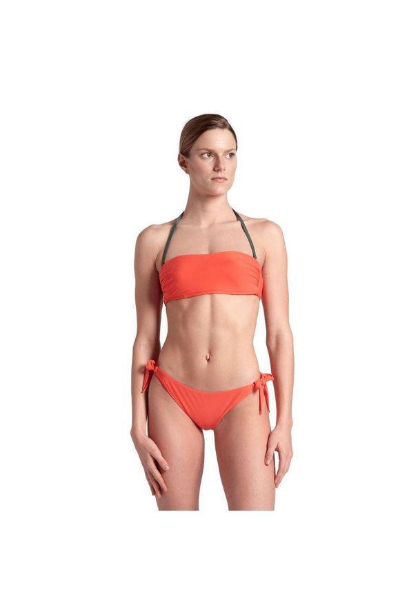 Strój kąpielowy damski dwuczęściowy bikini na basen plażę Arena Profile. Kolor: pomarańczowy
