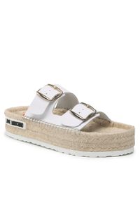 Love Moschino - Espadryle LOVE MOSCHINO JA28123G1GIA0100 Bianco. Kolor: biały. Materiał: skóra #1