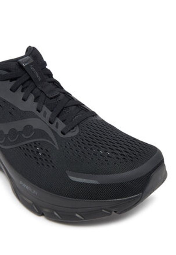 Saucony Buty do biegania Guide 18 S20998 Czarny. Kolor: czarny. Materiał: materiał