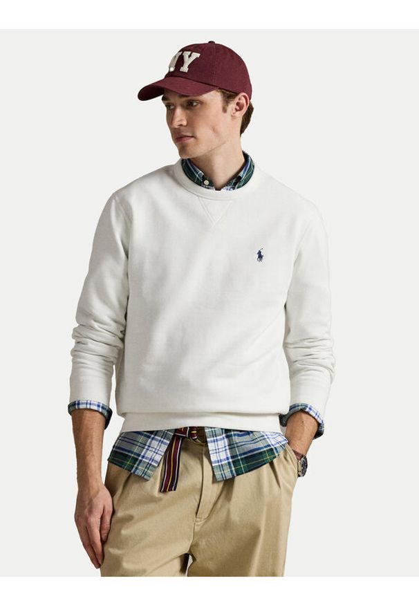 Polo Ralph Lauren Bluza Lsl 710766772009 Biały Regular Fit. Typ kołnierza: polo. Kolor: biały. Materiał: syntetyk, bawełna