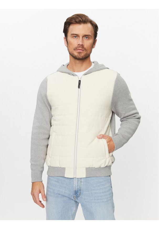 Pepe Jeans Bluza Snell Hoodie PM702380 Écru Regular Fit. Materiał: bawełna