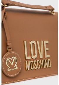 Love Moschino - Torebka. Kolor: brązowy. Rodzaj torebki: na ramię #5