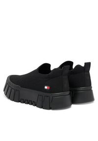 Tommy Jeans Sneakersy Tjw Chunky Knit Sneaker EN0EN03014 Czarny. Kolor: czarny. Materiał: materiał #3