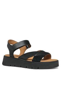 Geox Sandały D Dandra 40 D55SCB 05422 C9999 Czarny. Kolor: czarny. Materiał: skóra