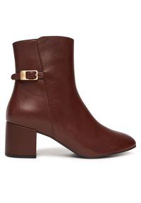 HÖGL Botki Ella 0-134123-2900 Bordowy. Kolor: czerwony. Materiał: skóra #1