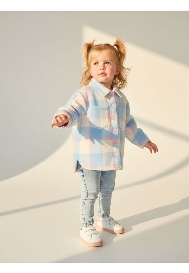 Sinsay - Kurtka koszulowa w kratę - wielobarwny