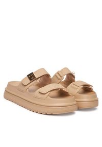 Steve Madden Klapki Bigschmona 11003858 Beżowy. Kolor: beżowy. Materiał: skóra #5