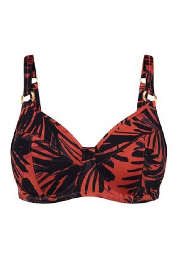 Triumph Góra od bikini Summer Palm 10226611 Brązowy. Kolor: brązowy. Materiał: syntetyk