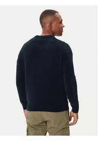 Aeronautica Militare Sweter 252MA1573UL00539 Granatowy Regular Fit. Kolor: niebieski. Materiał: bawełna #5