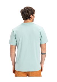 Quiksilver - Koszulka z krótkim rękawem dla Mężczyzn EVO ENDLESS Niebieski. Kolor: niebieski. Materiał: materiał, bawełna. Długość rękawa: krótki rękaw. Długość: krótkie