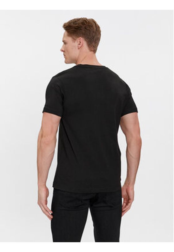 Karl Lagerfeld - KARL LAGERFELD Komplet 2 t-shirtów 765001 500298 Czarny Slim Fit. Typ kołnierza: dekolt w karo. Kolor: czarny. Materiał: bawełna