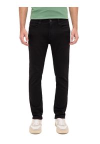 Męskie Spodnie Jeansowe Mustang Style Oregon Slim K Denim Black 1016320 4000 902