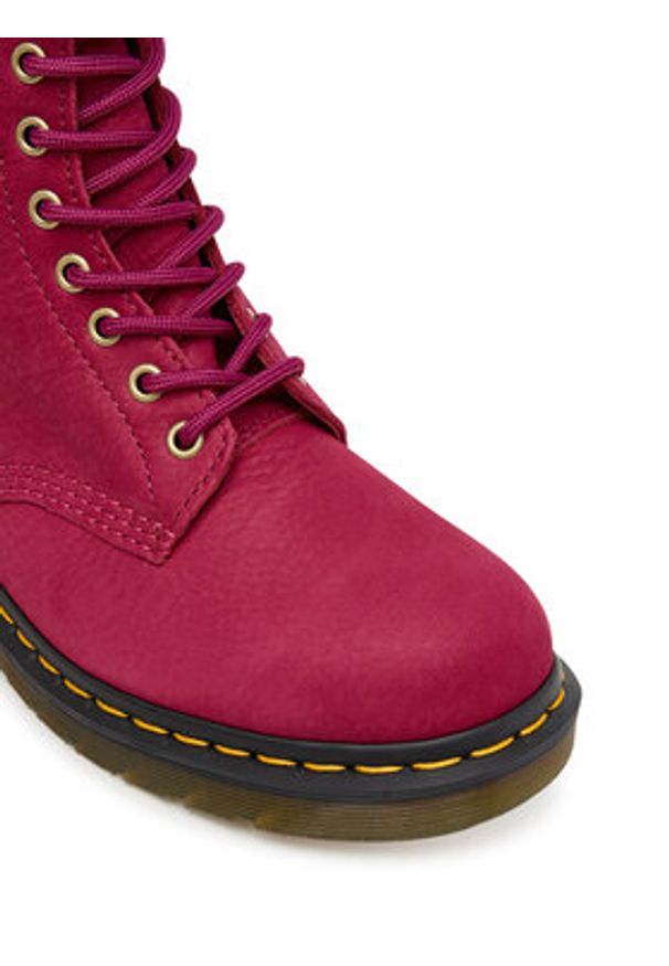 Dr. Martens Glany 1460 Milled DM42596650 Różowy. Kolor: różowy. Materiał: nubuk, skóra