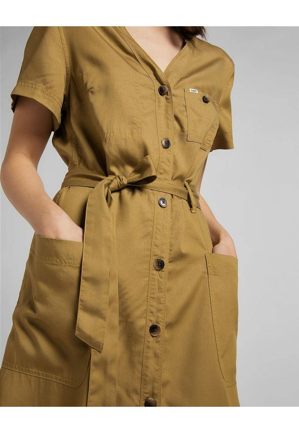 Lee - LEE SAFARI DRESS DAMSKA SUKIENKA SAFARI L50NBPSH 112111365