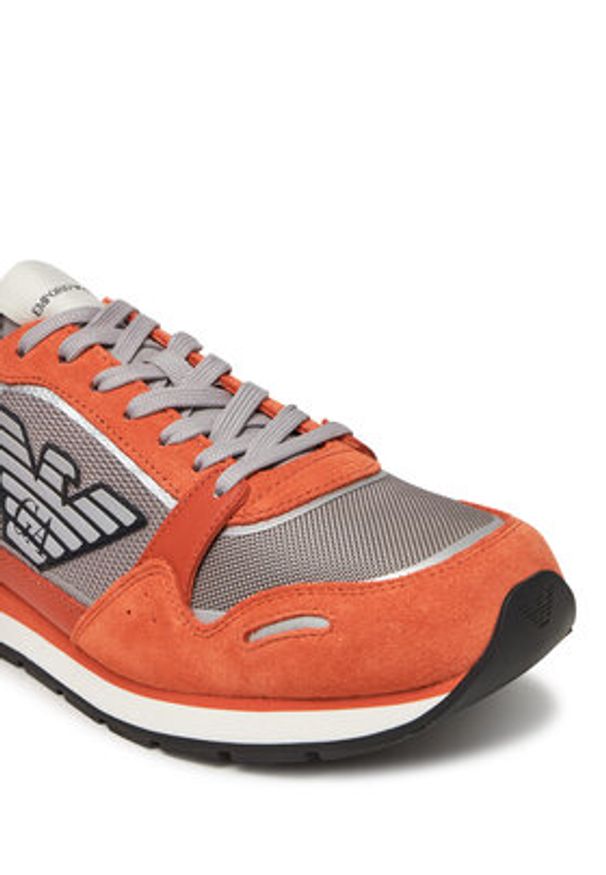 Emporio Armani Sneakersy X4X537 XN730 U550 Czerwony. Kolor: czerwony. Materiał: materiał