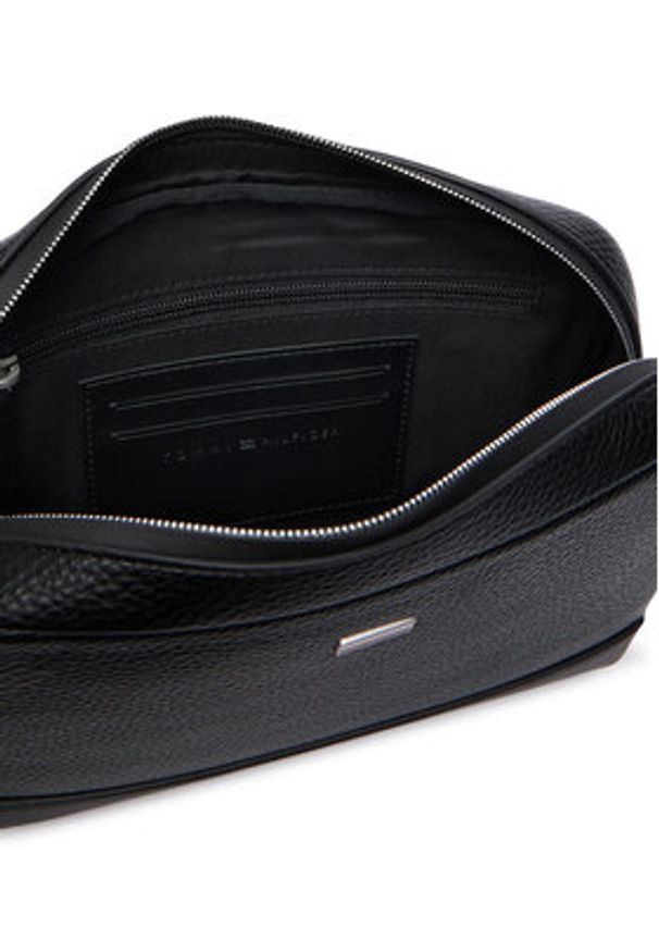 TOMMY HILFIGER - Tommy Hilfiger Saszetka Th Central Pouch AM0AM14484 Czarny. Kolor: czarny. Materiał: skóra