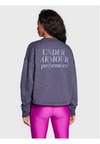 Under Armour Bluza Essential Fleece 1374108 Fioletowy Regular Fit. Kolor: fioletowy. Materiał: bawełna #3