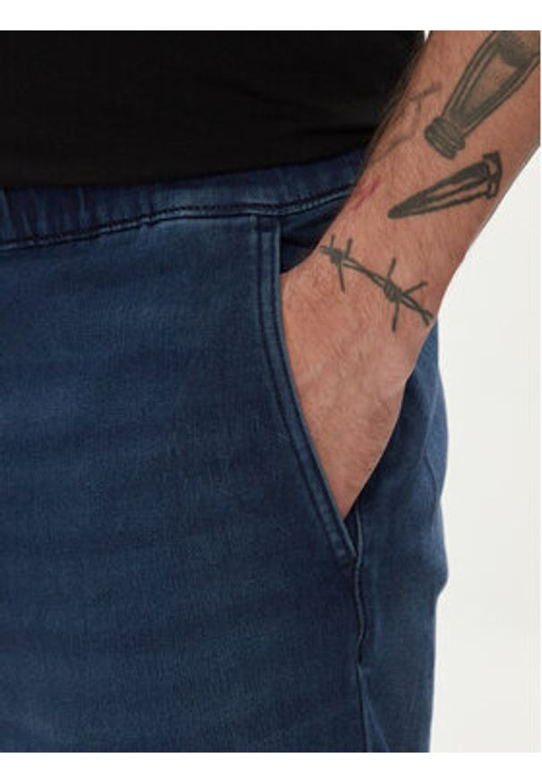 Jack & Jones - Jack&Jones Joggery Gordon 12249152 Granatowy Tapered Fit. Kolor: niebieski. Materiał: bawełna