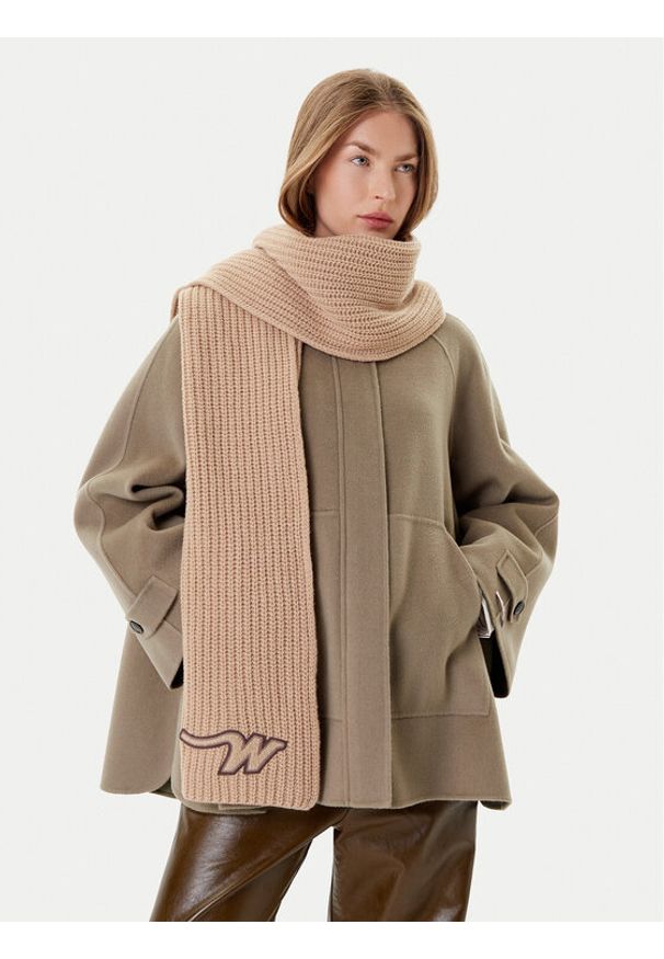 Weekend Max Mara Szalik Bardies 2525746035 Brązowy. Kolor: brązowy. Materiał: wełna, materiał