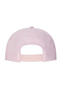 Reima czapka bawełniana dziecięca Lippis kolor różowy z aplikacją. Kolor: różowy. Materiał: bawełna. Wzór: aplikacja #2