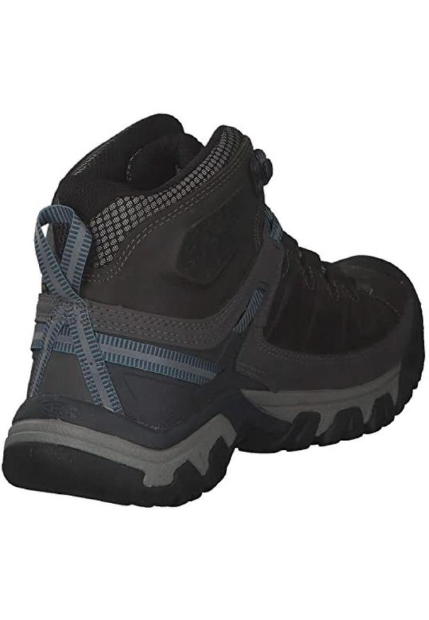 keen - Buty trekkingowe damskie Keen Targhee III Mid WP. Zapięcie: sznurówki. Kolor: wielokolorowy, niebieski, szary. Materiał: tkanina, materiał, skóra, syntetyk. Szerokość cholewki: normalna