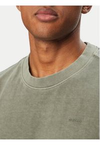 G-Star RAW - G-Star Raw T-Shirt Base D28588-E517 Zielony Regular Fit. Kolor: zielony. Materiał: bawełna #5