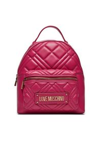 Love Moschino - LOVE MOSCHINO Plecak JC4148PP1LLA0626 Różowy. Kolor: różowy. Materiał: skóra