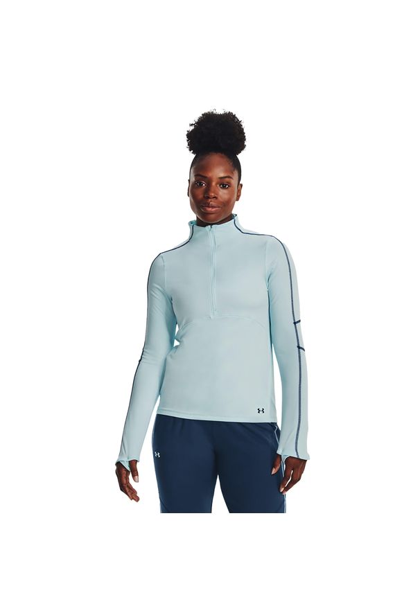 Bluza fitness damska Under Armour Train Cw 1/2 Zip. Kolor: niebieski. Sport: fitness