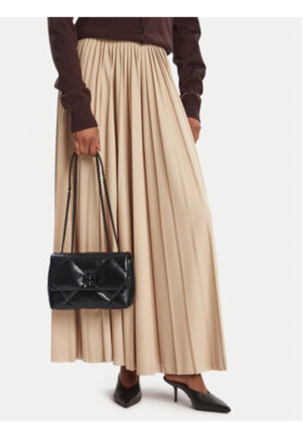 Tory Burch Torebka Kira Diamond 170620 Czarny. Kolor: czarny. Materiał: skórzane