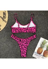 Intica - Bikini push-up ze stringami na plażę i basen UV odporne Andriette. Materiał: tkanina, materiał #2