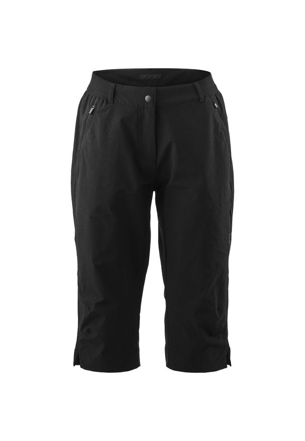 GONSO - Spodnie 3/4 damskie Gonso Adventure. Kolor: czarny. Sport: kolarstwo